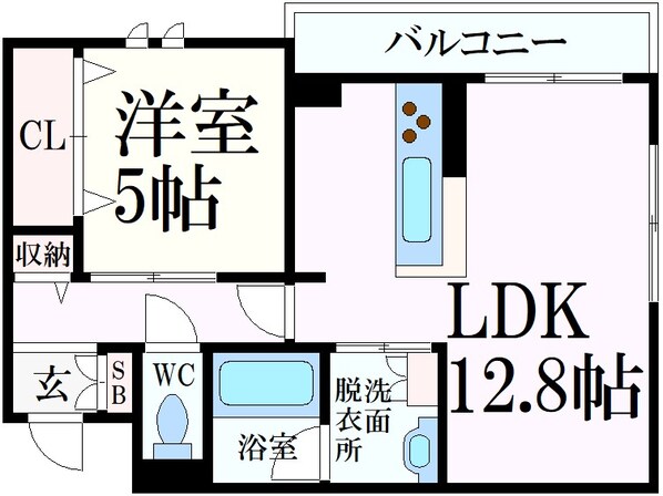 摂津本山駅 徒歩13分 3階の物件間取画像